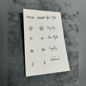 Sterling Silver earrings CZ stud earrings Simple earrings Minimalist earrings